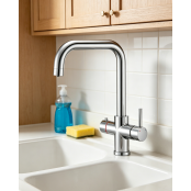 Multi-Tap Filtrete 3 in 1 Kokend Water Kraan <br /> Chroom - Haaks Multi-Tap Filtrete 3 in 1 Kokend Water Kraan <br /> Chroom - Haaks